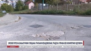 Рупе на бањалучким улицама: Грађани незадовољни, Градска управа без конкретних одговора
