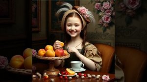 Красивый подарок бабушке от внучки! Маленькая девочка: трогательные фото, видео №31