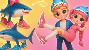 Тралалело Тралала взрослеет и становится пловцом! Поделки для кукол ЛОЛ ОМГ