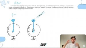 К незаряженному шарику электрометра подносят диэлектрическую (эбонитовую) заряженную - №25896