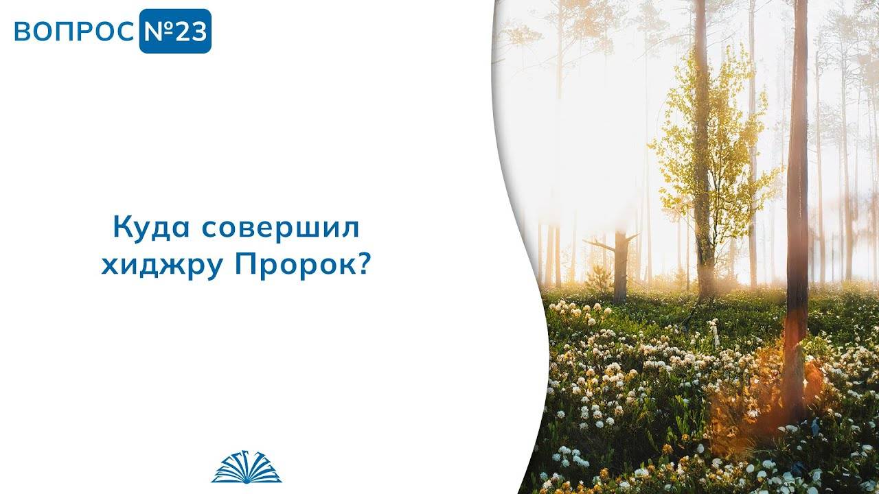Вопрос № 23. Куда совершил хиджру Пророк ﷺ? | Абу Яхья Крымский смотреть онлайн