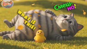 Мультфильм Кот и цыпленок Пух. Выпуск: "Упрямство"