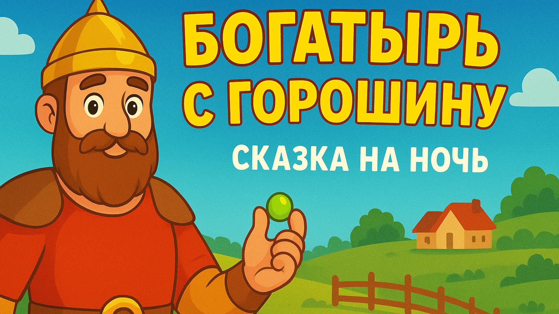 Сказка - Богатырь с горошину | Сказки на ночь | Сказки для детей | Сказки для малышей