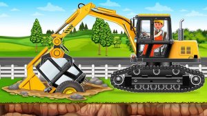 МУЛЬТИК МАШИНКИ ВИДЕО ПРО МАШИНКИ СТРОИТЕЛЬНАЯ ТЕХНИКА МУЛЬТФИЛЬМЫ ЦВЕТНЫЕ МАШИНКИ ИГРУШКИ МАШИНКИ