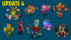 Все Эпические Вублины Обновление 4 + Эпический Импульспрыг (My Singing Monsters, Мои Поющие Монстры)