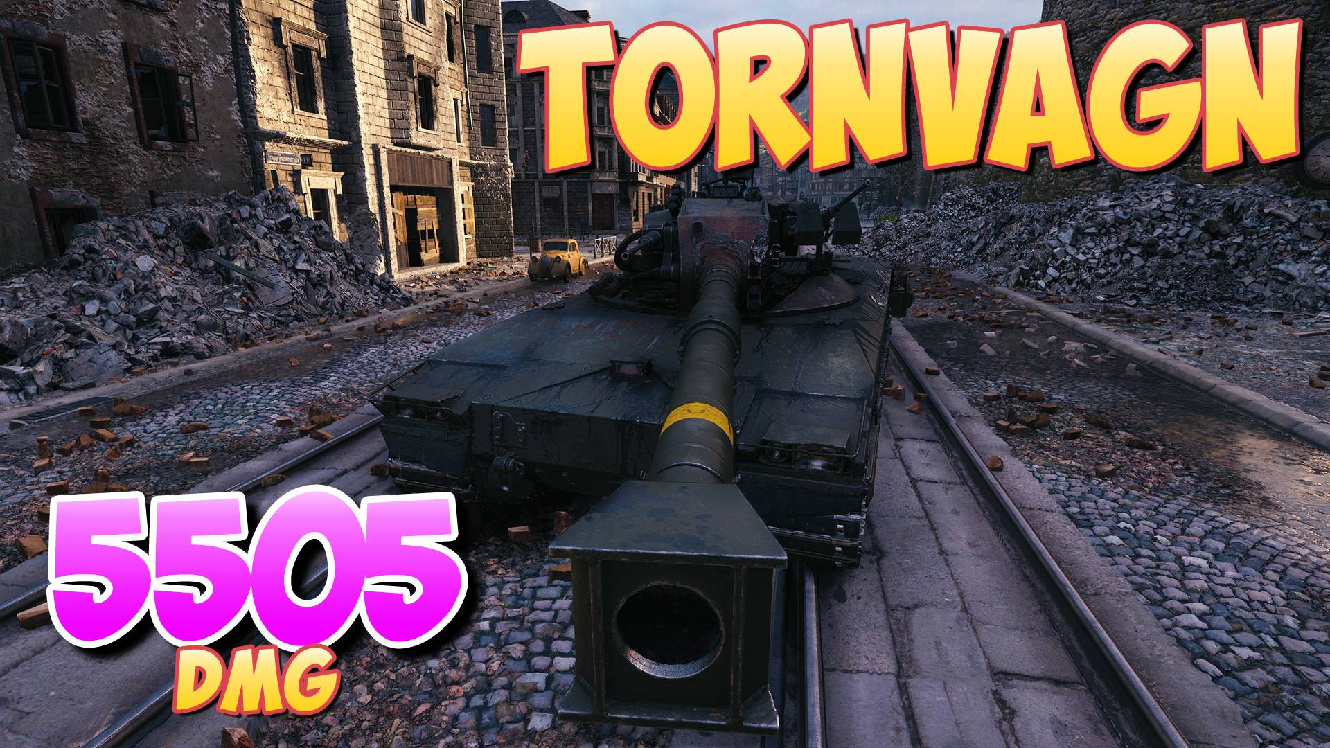 Tornvagn - 4 Фрагов 5.5K Урона • Размазанный! • Мир Танков