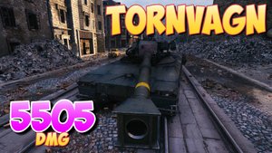 Tornvagn - 4 Фрагов 5.5K Урона • Размазанный! • Мир Танков