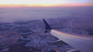 Шереметьево-Дубай Fly Dubai полёт 4K