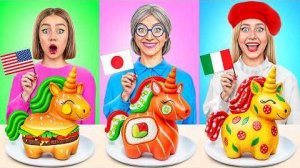 Кулинарный Челлендж | Еда из Разных Стран Мира от Candy DO