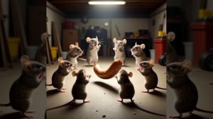 Гаражная история серия первая: мышиный хоровод и колбаса