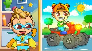 Влад и Никита. Пазлы. Мультфильм игра