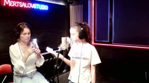 Пишем песню - кричалку с группой "Гармония KIDS". На студии Вячеслава Мерцалова.