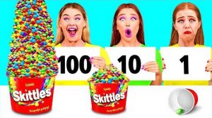 100 Слоев Еды Челлендж _ Потрясающие Кухонные Лайфхаки от TeamTeen Challenge