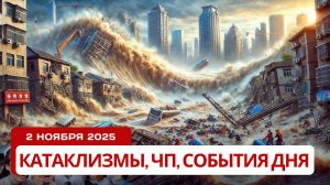 Новости Сегодня 02.11.2025 -  Катаклизмы сегодня, ЧП, События Дня | Россия Индия Европа США Китай
