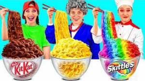 Кулинарный Челлендж_ Я против Бабушки | Секретные Лайфхаки и Гаджеты от TeamTeen Challenge