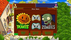 Plants vs. Zombies 2-Player VS. Mode XBOX360 Gameplay