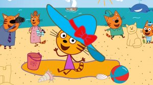 ТРИ КОТА. РАСКРАСКА С ТРЕМЯ КОТАМИ. МУЛЬТФИЛЬМ ИГРА.