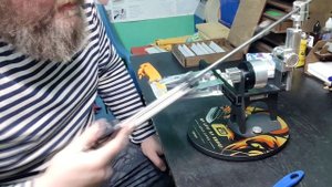 Заточка ножа из BG42 (64HRc) подготовленными брусками DST COR - вот это уже другое дело!!!