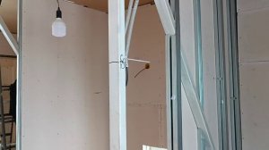 Продолжаем монтаж ГВЛ #монтаж #строительство