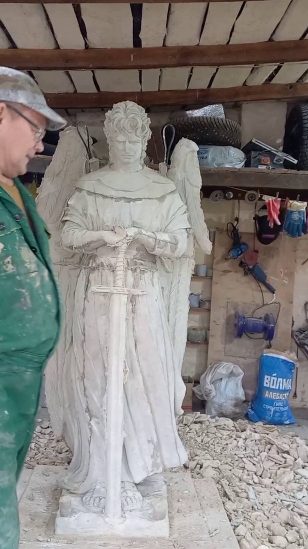 изготовление  скульптур мастер класс   работы  мастерской#Галатея, мастер Н.А. Пахомовым