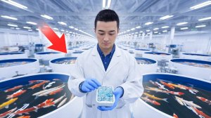 Процесс изготовления карпа кои, одного из трех лучших в мире предметов коллекционирования / Япония