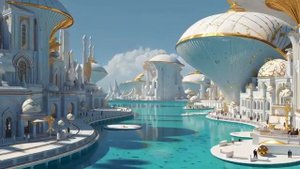 Future City 3500 The Paradise of Tomorrow Sci-fi AI Short Film