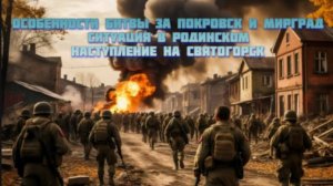 Новости СВО Сегодня битва за Покровск Мирград Ситуация в Родинском Наступление на Святогорск