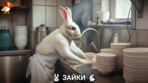 Зая и Зайчата 🐰🐇🐇 Веселые истории из жизни семейства зайчиков (134)