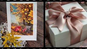 Вышивка в октябре🍁Процессы🪡Подарки и покупки🎁🍁