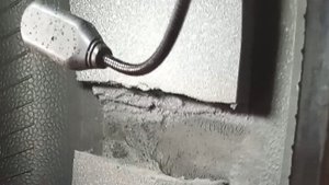 Ремонт прокола шины с шумоизоляцией.