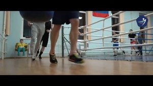 Александр Сидоров бокс на тренировке