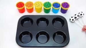 Как превратить ножку из кинетического песка в ванночку и вырезать радужный лак для ногтей ASMR