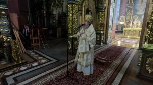 Проповедь епископа Максима в Вознесенском соборе