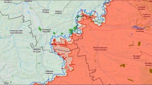 Карта боевых действий. Изменение линии фронта за октябрь 2025 года