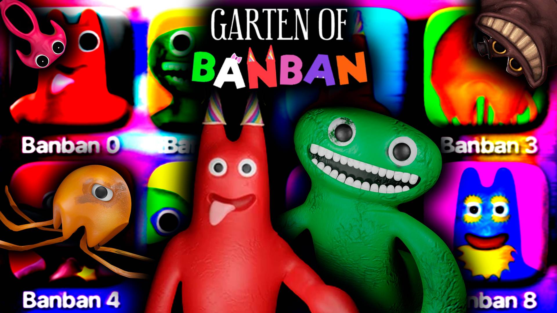 Garten Of Banban 0, 1, 2, 3, 4, 6, 7 & 8 ПОЛНОЕ ПРОХОЖДЕНИЕ И ГЕЙМПЛЕЙ #3