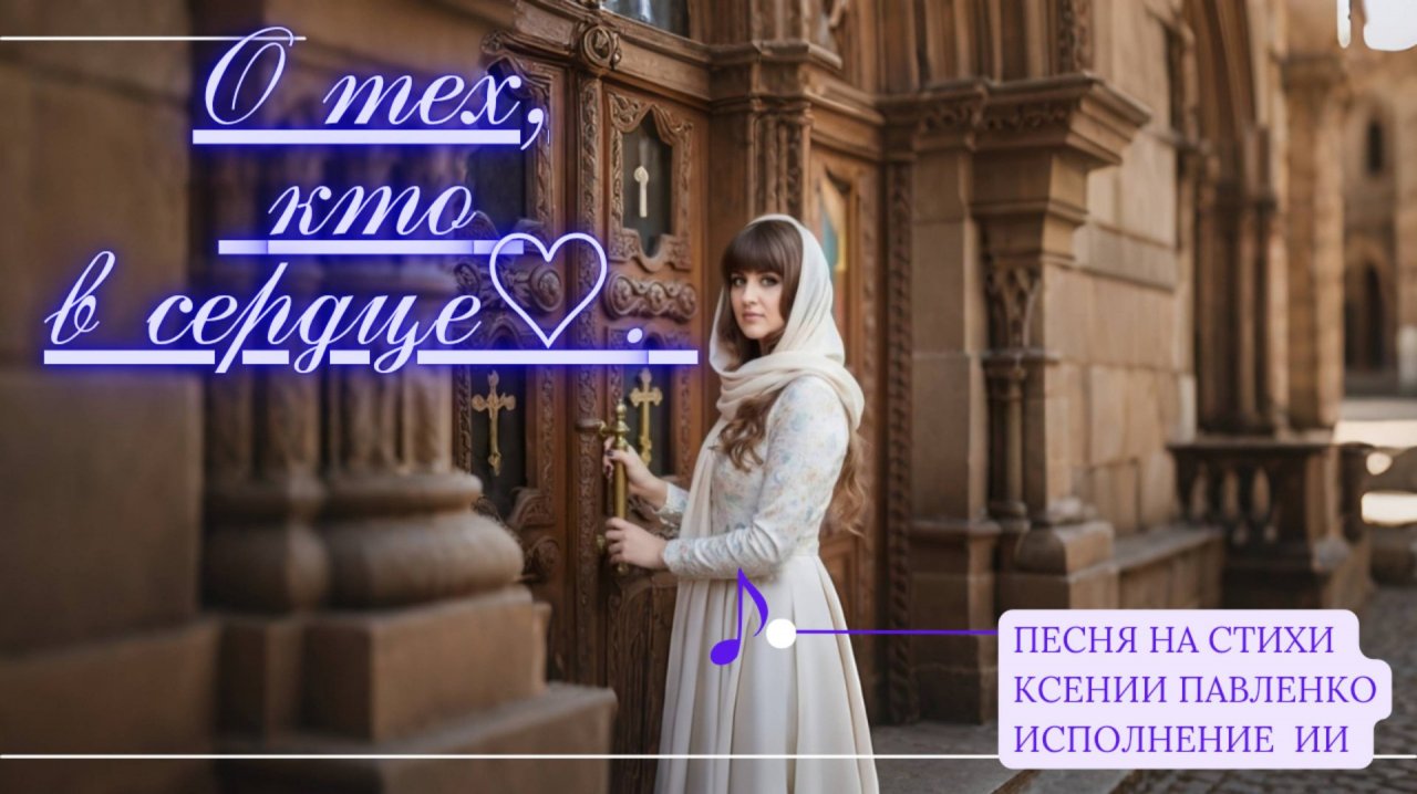 "О тех , кто  в сердце "песня на стихи Ксении Павленко