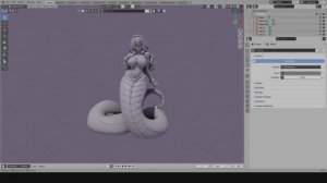 Лепка в блендер для печати - Ламия - подставка для телефона #1