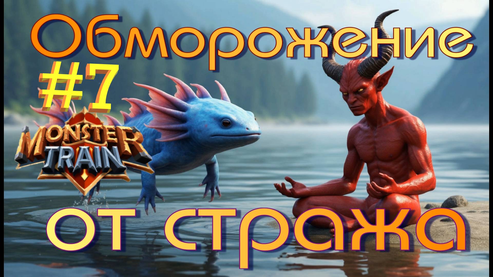 Заезд 3. Акула-МОНСТР замораживает крылатого! Monster Train #7