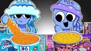 Семейный магазин товаров первой необходимости в Мукбанге _ Анимации в игре Incredibox Sprunki