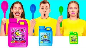 Большая, Средняя или Маленькая Тарелка Челлендж | Удивительные Кулинарные Лайфхаки от TeamTeen