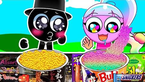 RAINBOW vs Black Круглосуточный магазин РАДУЖНЫХ ДЕСЕРТОВ _ Анимация Incredibox Sprunki смотреть онлайн