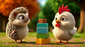 Ежик, Цыпленок и тайна Кубиков