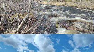 Мурманск. Любимый город. Река Вензин