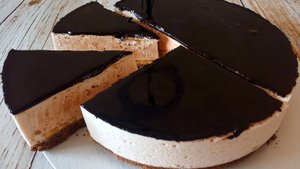 Торт банановый Неженка без выпекания с зеркальной глазурью!