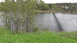 vatravel.ru Подвесной мост в Жадинах (деревня Боровичского района Новгородской области)