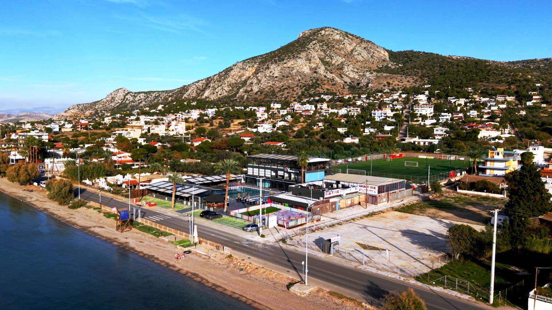 Autumn on the famous beach