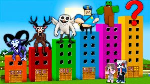 Выбери ПРАВИЛЬНЫЙ НЕБОСКРЕБ РОБЛОКС в МАЙНКРАФТ ОЛЕНЬ 99 НОЧЕЙ В ЛЕСУ ЗОМБИ ПОЛИЦЕЙСКИЙ MINECRAFT