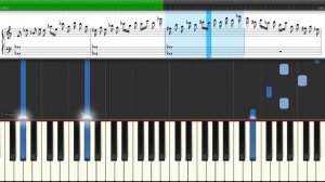 Лунная соната Beethoven на синтезаторе