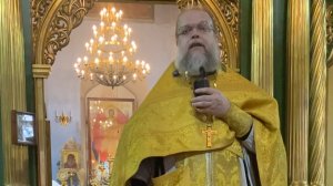 02 ноября 2025 г. Проповедь иерея Димитрия Майорова. Неделя двадцать первая по Пятидесятнице.