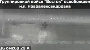 Бойцы 36 ОМСБр 29 Армии группировки "Восток" освободили н.п. Новоалександровка Днепропетровской обл.